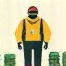 Icon representing a budget-conscious person with a wallet and coins.